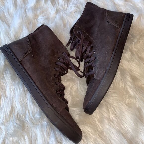 Men's UGG Australia Steiner Hi Top Boot Stout Suede Size 9.5 - Picture 9 of 10